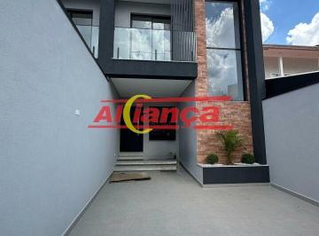 Casa · 170m² · 3 Quartos · 3 Vagas · Sobrado novo alto padrão na Vila Rosalia.
