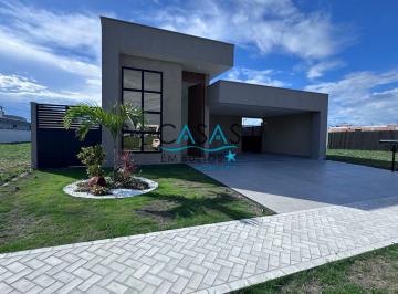 Casa · 185m² · 3 Quartos · 4 Vagas · Vendo excelente casa linear 3 quartos no condomínio Alphaville Cabo Frio