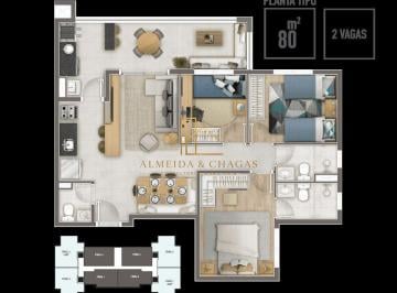 Apartamento · 80m² · 3 Quartos · 2 Vagas · Bless RSF Parque Shopping Barueri