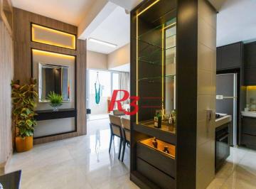 4fb59e867e93f35b82f88846f5eb0aa3e9a7370c · Apartamento com 3 dormitórios para alugar, 104 m² por R$ 10.000,00/mês - Gonzaga - Santos/SP