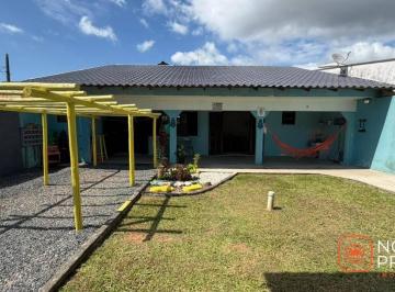 a0ceb83f91e48b4fd5ef42cd19875d3d396a6574 · Casa com 2 dormitórios à venda, 75 m² por R$ 650.000,00 - Brasília - Itapoá/SC