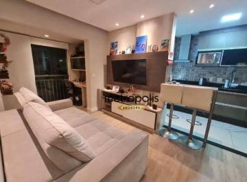 sala · Apartamento com 2 dormitórios à venda, 66 m² por R$ 625.000,00 - Vila América - Santo André/SP