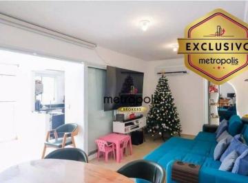 sala · Apartamento com 2 dormitórios à venda, 86 m² por R$ 1.230.000,00 - Santo Antônio - São Caetano do Su