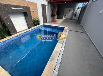 Casa de 3 quartos, Mongaguá · Casa Nova com Piscina à Venda em Mongaguá/SP – Localização Privilegiada!