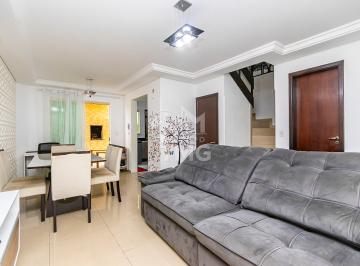 Casa de 4 quartos, Curitiba · Sobrado de condomínio 165m² Xaxim — 4 Dorm. (2 Suítes), Ático c/ Lareira,Churrasqueira teto Retrátil