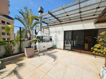Apartamento · 136m² · 1 Quarto · 2 Vagas · Penthouse Linear na Vila Olímpia: 136m², Terraço Gourmet e Vista Livre