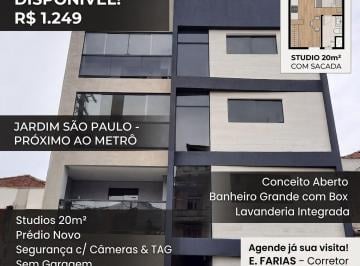 Apartamento · 20m² · 1 Quarto · Apartamento para alugar no bairro Jardim São Paulo(Zona Norte) - São Paulo/SP, Zona Norte