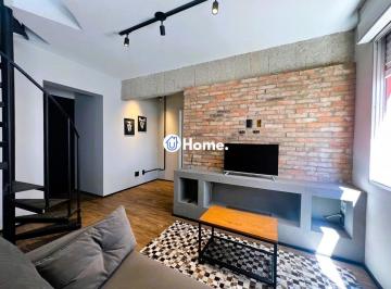 Apartamento · 73m² · 1 Quarto · 1 Vaga · Cobertura 1 dormitório semi mobiliada com piscina e vaga no Bom Fim