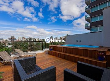 Apartamento · 295m² · 3 Quartos · 2 Vagas · Cobertura com piscina em frente a praça da Encol no bairro Bela vista.
