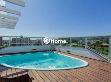 Apartamento · 211m² · 3 Quartos · 2 Vagas · Cobertura mobiliada com piscina e vista 360° no Jardim Planalto – POA