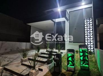 Casa · 105m² · 3 Quartos · 2 Vagas · Linda casa nova com fachada moderna para venda 03 quartos 01 suite no Villagio Ipanema I, Zona Norte