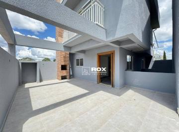 2115f18eac9545bda4a5608f5de669f8603a2197 · Sobrado quadriplex com 3 quartos, sendo 1 suíte à venda, 163 m² por R$ 894.000 - Santa Felicidade, C