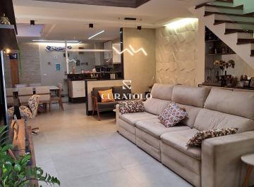 Casa · 163m² · 4 Quartos · 3 Vagas · Casa/ sobrado novo à venda com 163 m², 4 quartos, varanda e 3 vagas, Vila Alpina, Santo André.