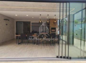 Casa · 207m² · 4 Quartos · 1 Vaga · Casa à venda com 4 quartos, 5 banheiros localizado no bairro Santa Rosa em Piracicaba/SP, condomínio