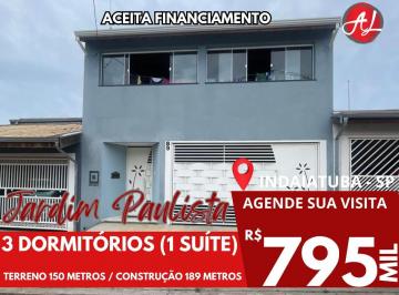 Casa de 3 quartos, Indaiatuba · Belíssimo Sobrado A Venda Jardim Paulista - Indaiatuba - SP!