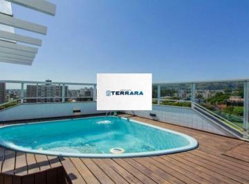 Apartamento · 211m² · 3 Quartos · 2 Vagas · Cobertura mobiliada com piscina e vista 360° no Jardim Planalto – POA