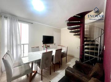 Apartamento · 94m² · 2 Quartos · 1 Vaga · Floradas - Cobertura Duplex, 94m², 2 Dorm e Área Gourmet c/ Churrasqueira