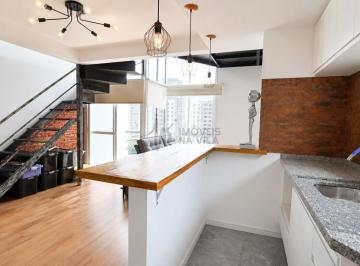 IMÓVEIS-NA-VILA-CHÁCARA-KLABIN-LOFT-PRÓXIMO-AO-METRÔ · LOFT DUPLEX DE 60M², 1 DORMITÓRIO, REFORMADO, MODERNO