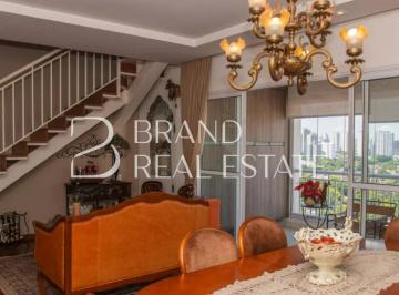 Apartamento · 284m² · 3 Quartos · 4 Vagas · Cobertura Duplex à Venda Chácara Santo Antônio 284 m², 3 suítes e 4 vagas