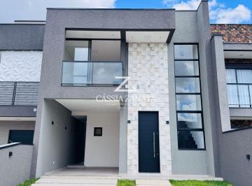 Casa · 128m² · 3 Quartos · 2 Vagas · Sobrado em condomínio com 128m² e suíte – Segurança e conforto em São José dos Pinhais