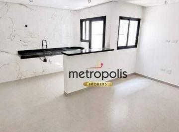 Sala  · Apartamento com 2 dormitórios à venda, 54 m² por R$ 468.000,00 - Vila Floresta - Santo André/SP
