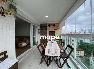 4477ef7adbf72278e2db94fd35a5f94275f8ef9c · Apartamento com 119m² com Varanda Gourmet e Lazer Completo - Ponta da Praia - Santos/SP