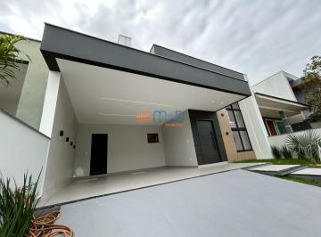 Casa · 208m² · 3 Quartos · 2 Vagas · Casa Nova e Moderna, de Alto Padrão com Piscina, no Condomínio Vale dos Cristais