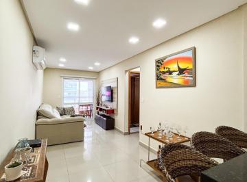Apartamento de 2 quartos, Praia Grande · Apartamento A Venda 2 Quartos 1 Suíte Sacada Gourmet Mobiliado Canto do Forte