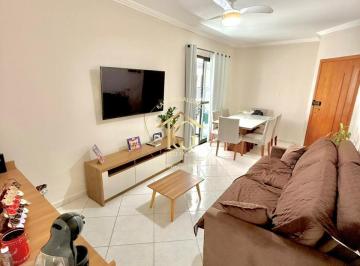 Apartamento · 57m² · 1 Quarto · 1 Vaga · Apartamento A venda 1 Quarto Sacada Gourmet Vista Mar Guilhermina Praia Grande