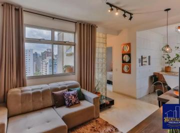 Apartamento · 56m² · 1 Quarto · 1 Vaga · Apartamento 1 quarto, 1 suíte, 56m², 1 vaga livre e ampla, totalmente mobiliado e decorado (porteira