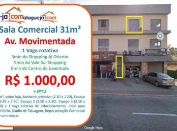 743add6c78410da0efca8da812b0b5cbedce0e67 · Sala para alugar, 31 m² por R$ 1.000/mês - Bosque dos Eucaliptos - São José dos Campos/SP