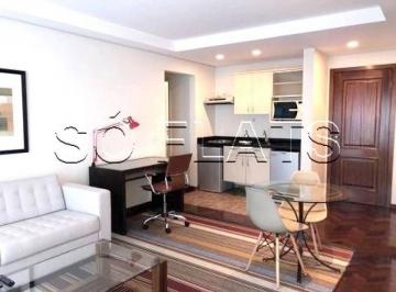Apartamento · 52m² · 1 Quarto · 1 Vaga · Flat em Pinheiros, São Paulo/SP de 52m² 1 quartos para locação R$ 5.300,00/mes