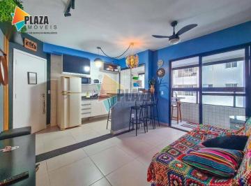 Apartamento · 60m² · 1 Quarto · 1 Vaga · Apartamento frente mar com 1 dormitório à venda, 60 m² por R$ 399.000 - Caiçara. - Praia Grande/SP
