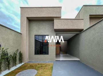 2ab2150dc67aed0d8617d44c16dc966ffaf342b9 · Casa com piscina e varanda gourmet | 3 quartos (1 suíte) | 108 m² construídos | Lote 180 m² | R$ 590