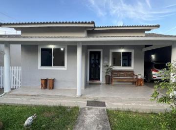 Casa · 166m² · 3 Quartos · 4 Vagas · Casa com 3 dormitórios à venda, 393m² por R$580.000 - Cond. Atlantic Blue (Cajue