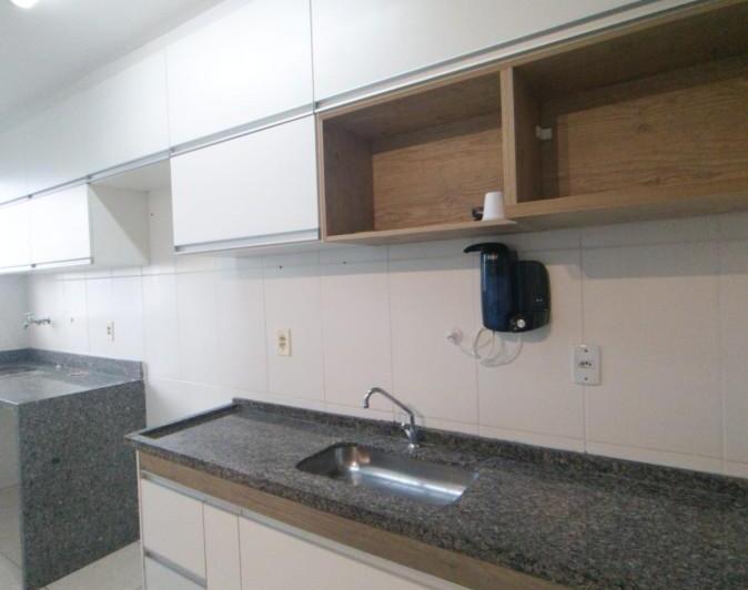 Foto do imóvel - Spazio Miraflores / Torre - andar mediano 60 m 2 dormitórios ( sendo 1 suíte com armários) Sala.