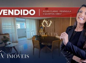 Apartamento de 4 quartos, Águas Claras · Residencial Península – 128 m² | 4 Quartos | Varanda com Banheira de Imersão | 3 Vagas
