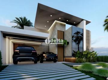 Casa · 360m² · 3 Quartos · 2 Vagas · Casa em condomínio com 3 suíte disponível para venda no bairro Gávea Sul em Uberlândia-MG