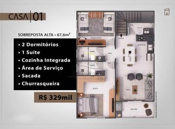 Casa · 6m² · 2 Quartos · Casa com 2 quartos, Vila Voturua, São Vicente - R$ 329 mil, Cod: 6079