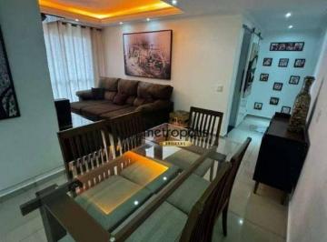 Sala dois ambientes  · Apartamento com 2 dormitórios para alugar, 62 m² por R$ 4.799,48/mês - Santo Antônio - São Caetano d
