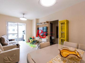 7d5a88ecb9cf65b3e9f242d55aa971293b129410 · Apartamento à venda, 74 m² por R$ 1.280.000,00 - Boqueirão - Santos/SP