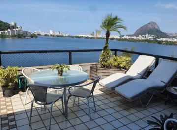 Apartamento de 4 quartos, Rio de Janeiro · Excelente Cobertura duplex com 4 quartos sendo 1 suite de 364m2, Vista Livre para a Lagoa e Cristo R