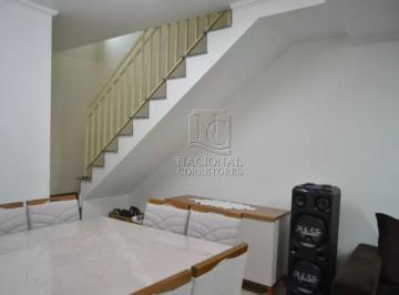Casa · 100m² · 3 Quartos · 2 Vagas · Sobrado à venda, 3 quartos, 1 suíte, 2 vagas, Parque Oratório - Santo André/SP