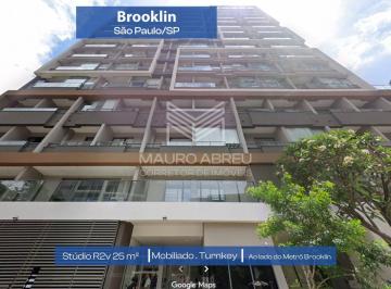Apartamento de 1 quarto, São Paulo · Stúdio Montado, c Pé Direito Estendido, à venda no Brooklin, São Paulo/SP