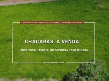 Rural · 2600m² · Chácara Exclusiva à Venda em Carmópolis de Minas (Campo das Vertentes) – 2.600 m²