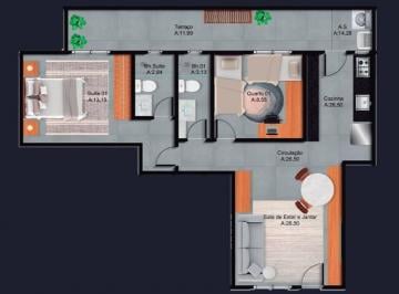 Casa · 62m² · 2 Quartos · 1 Vaga · CASA COM 61,53 m² - TUPI - PRAIA GRANDE SP