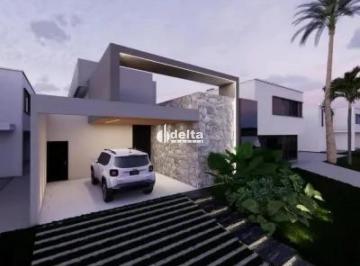 Casa · 300m² · 3 Quartos · 2 Vagas · Casa em condomínio com 3 suítes disponível para locação no bairro Granja Marileusa em Uberlândia-MG