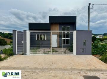 Casa · 109m² · 2 Quartos · 2 Vagas · Viva o Novo: Casa Contemporânea em Bairro Planejado de Pinhalzinho