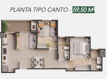3af5370dd7f32332eae2e339670222b083756f55 · Apartamento à venda, 2 dormitórios, 1 suíte, varanda, Spazio Italia Residencial Clube, Indaiatuba.