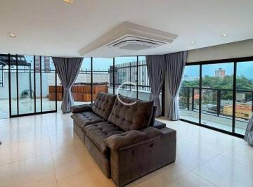 70cd622a56d7519a5b062978eeec0e6b797f80a0 · Cobertura duplex reformada à venda, com 3 quartos sendo uma suíte 283 m² e por R$ 2.120.000 - Vila A